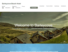 Tablet Screenshot of barleycovebeachhotel.com